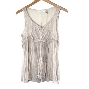 Buffalo David Bitton Cream Tank Top